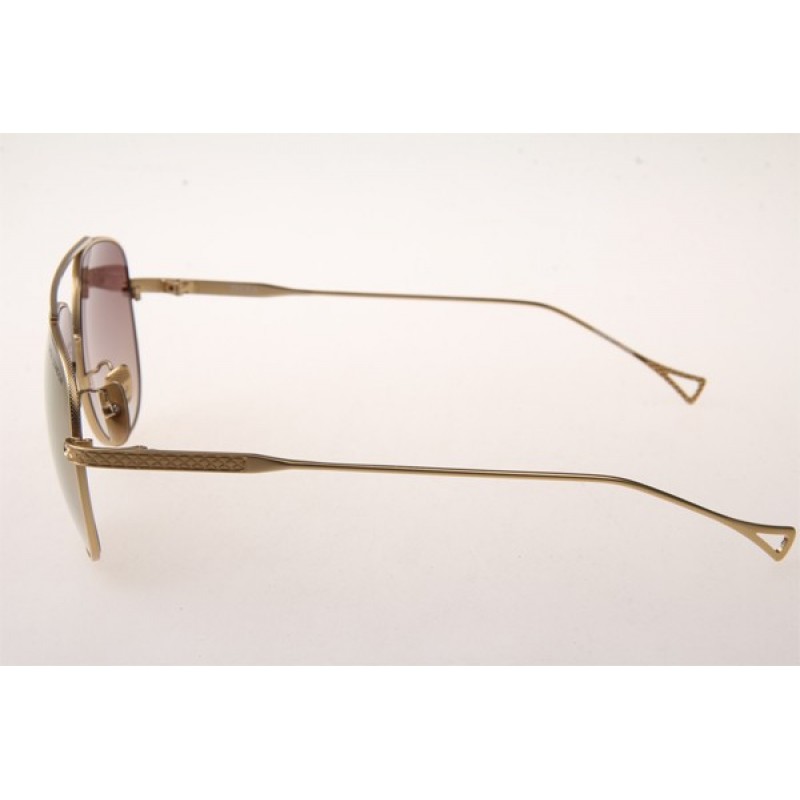 Dita Condor Sunglasses In Gold With Pink Lens