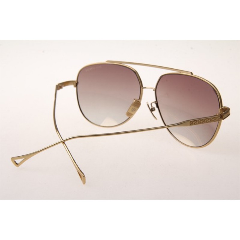 Dita Condor Sunglasses In Gold With Pink Lens