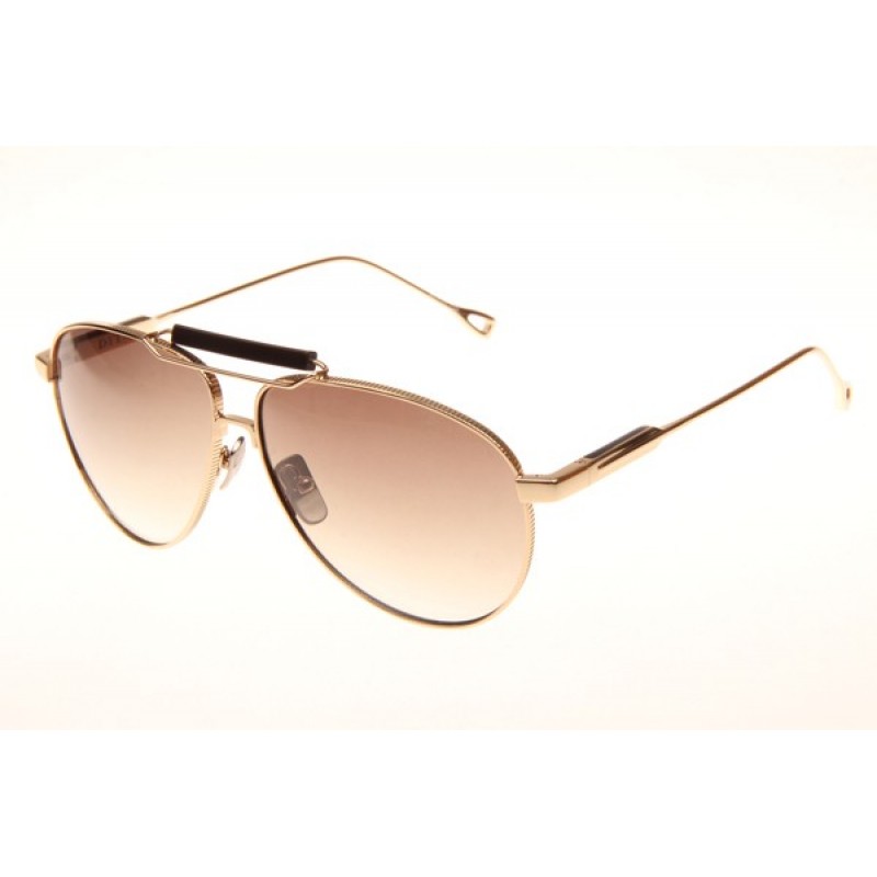 Dita Condor Sunglasses In Gold Gradient Brown