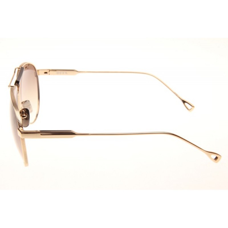 Dita Condor Sunglasses In Gold Gradient Brown