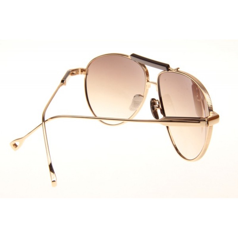 Dita Condor Sunglasses In Gold Gradient Brown