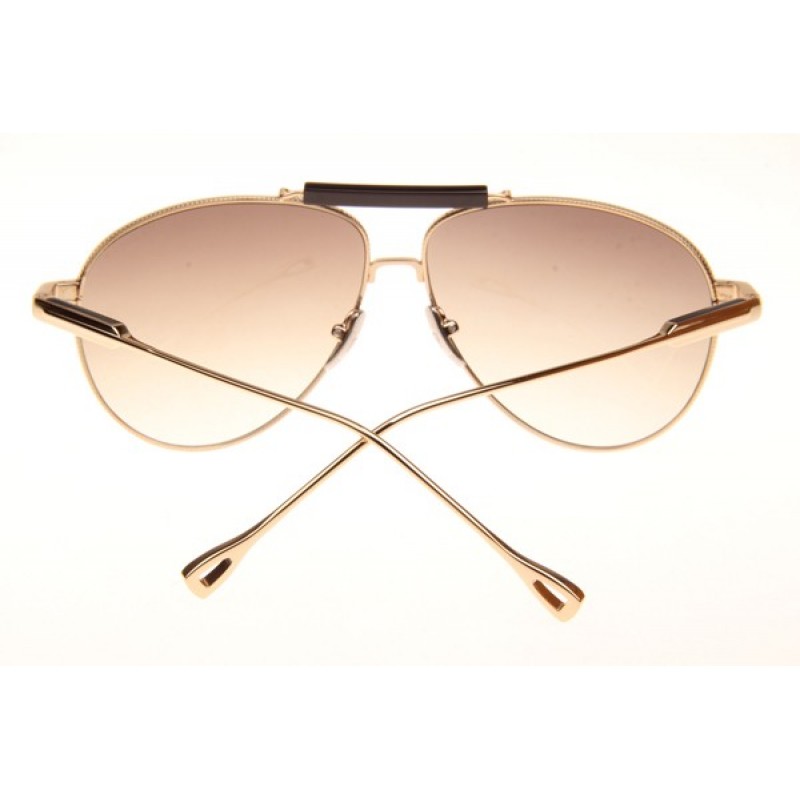 Dita Condor Sunglasses In Gold Gradient Brown