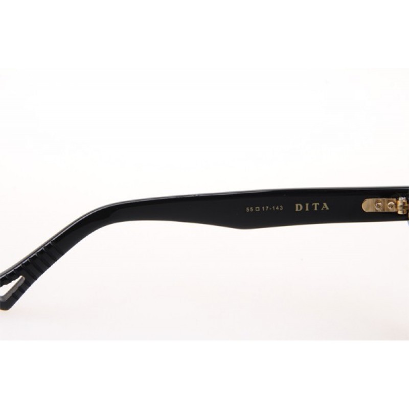 Dita Mach Three Sunglasses In Black Blue Flash