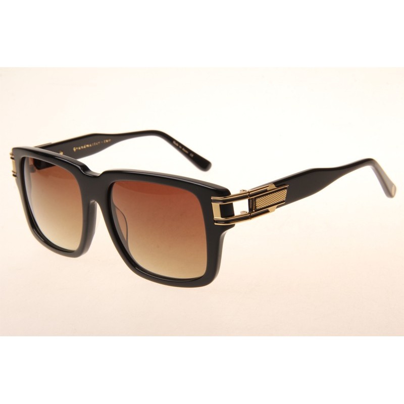 Dita Grandmaster Two DRX2009 Sunglasses In Black Gold Gradient Brown