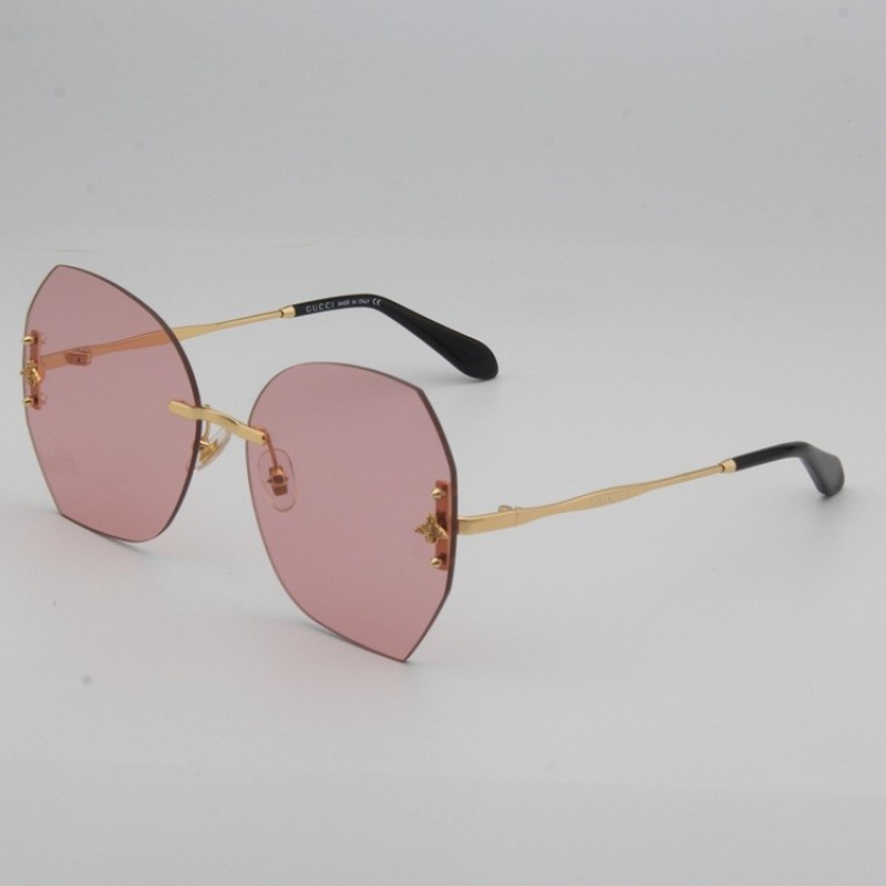 Gucci GG0242 Sunglasses In Pink