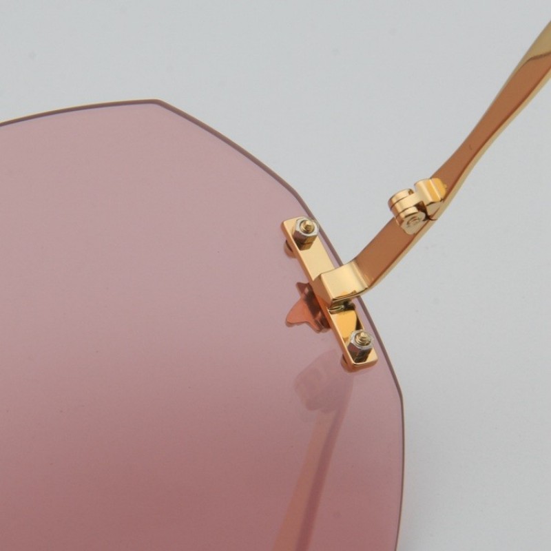 Gucci GG0242 Sunglasses In Pink