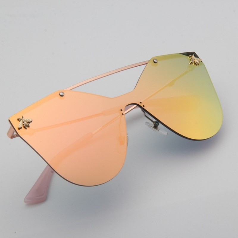 Gucci GG2258 Sunglasses In Pink Gold