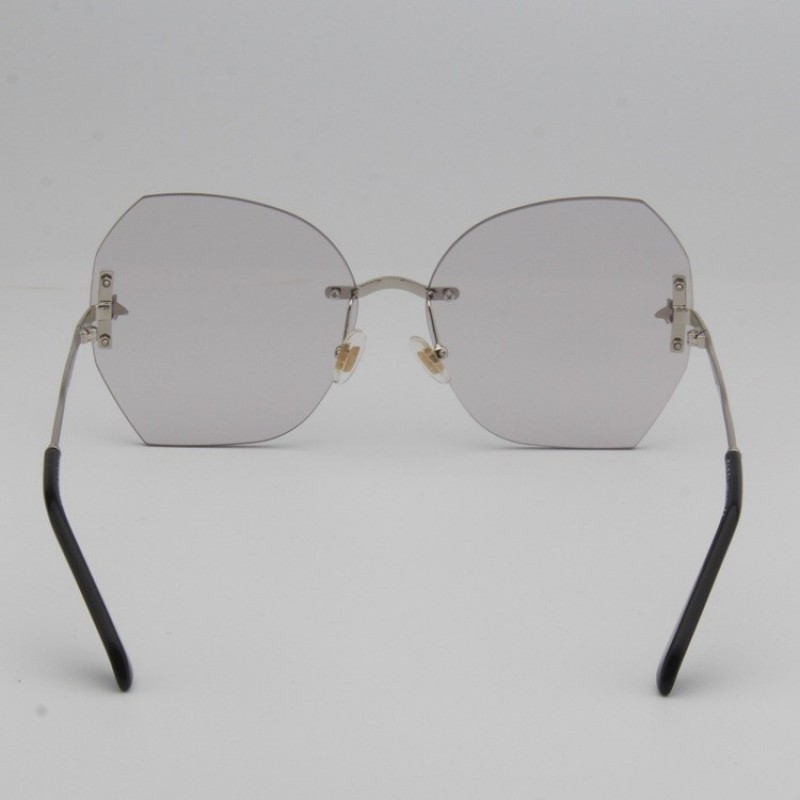 Gucci GG0242 Sunglasses In Light Grey
