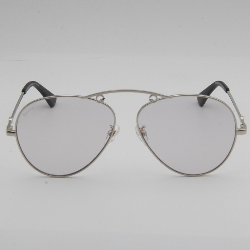 Gucci GG0223S Sunglasses In Silver