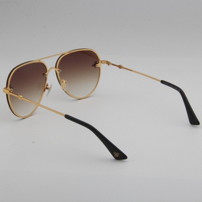 Gucci GG2201 Sunglasses In Coffee