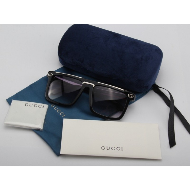 Gucci GG0078HX Sunglasses In Silver
