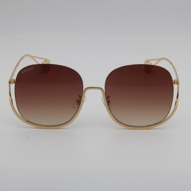 Gucci GG0366 Sunglasses In Coffee