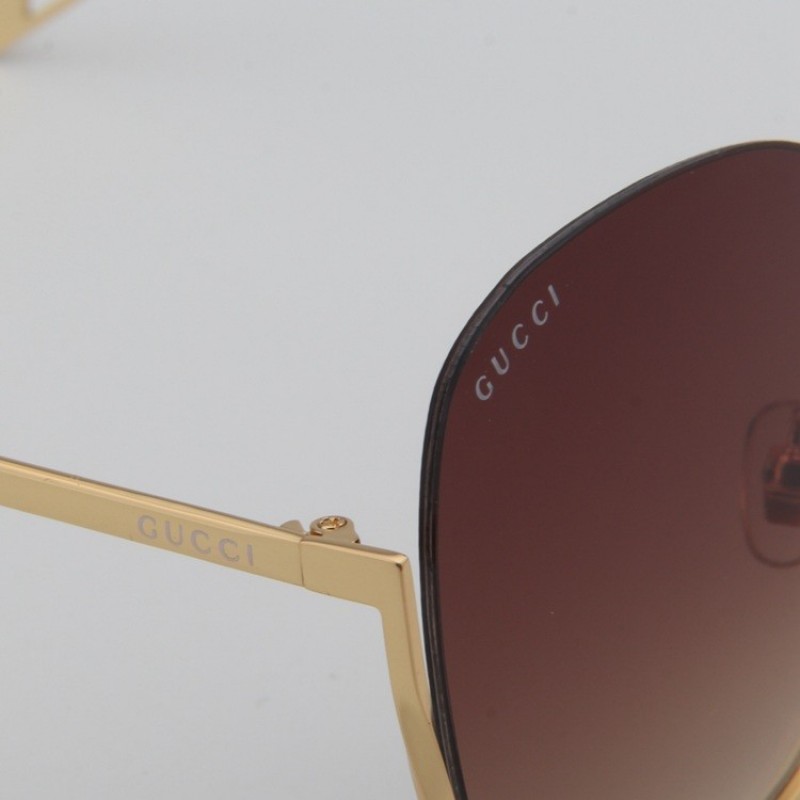 Gucci GG0366 Sunglasses In Coffee