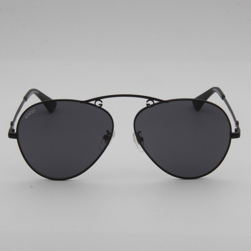 Gucci GG0223S Sunglasses In Coffee Black