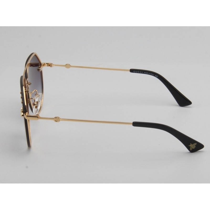 Gucci GG2268 Sunglasses In Black Gold