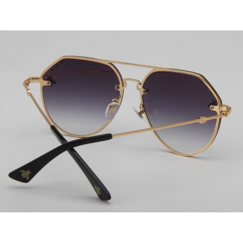 Gucci GG2268 Sunglasses In Black Gold