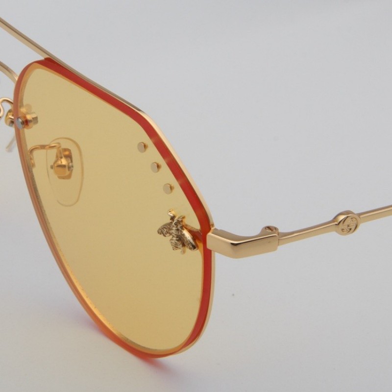 Gucci GG2268 Sunglasses In Gold