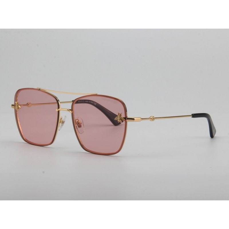 Gucci GG2205S Sunglasses In Pink Gold