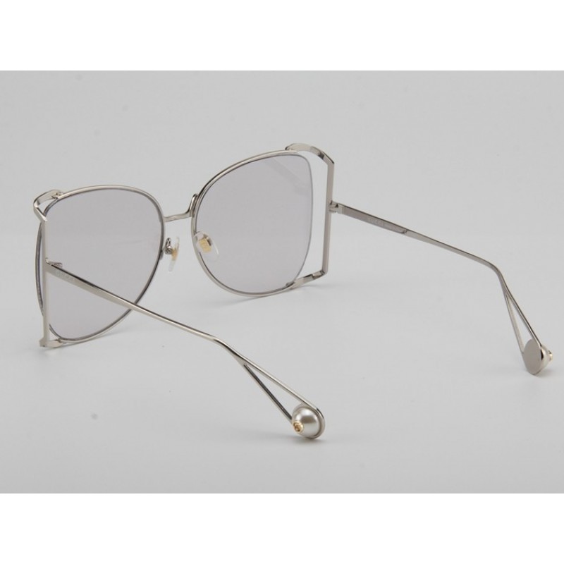 Gucci GG0252S Sunglasses In Grey Silver