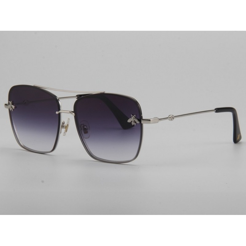 Gucci GG2205S Sunglasses In Grey Silver