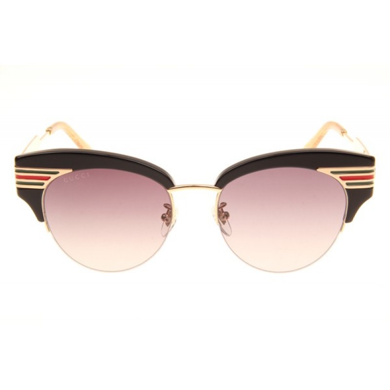 Gucci GG0283S Sunglasses In Black Yellow