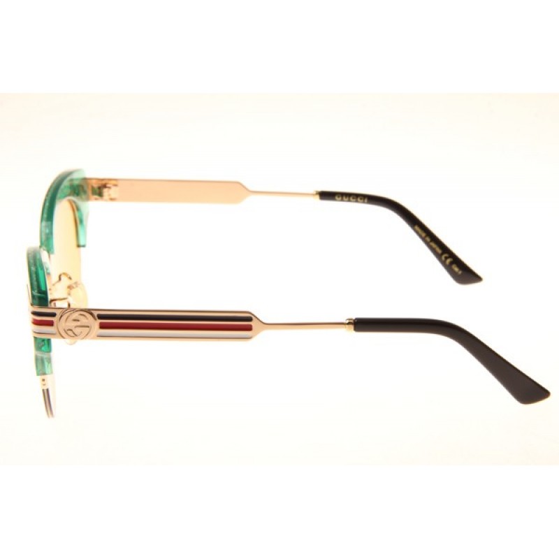 Gucci GG0283S Sunglasses In Green Black