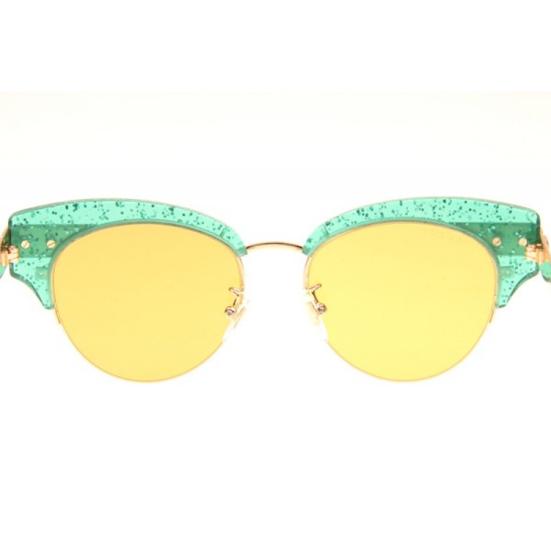 Gucci GG0283S Sunglasses In Green Black