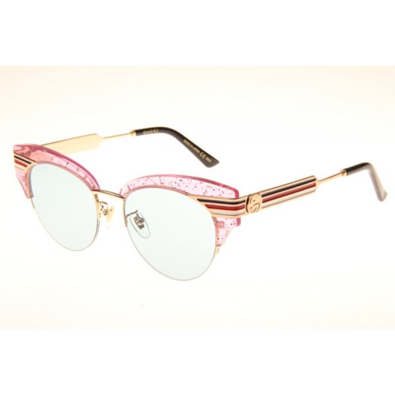 Gucci GG0283S Sunglasses In Pink Black