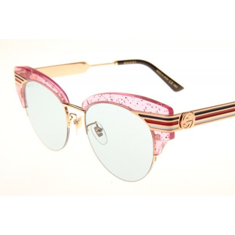 Gucci GG0283S Sunglasses In Pink Black