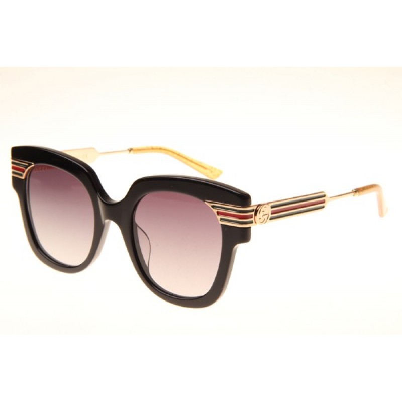 Gucci GG0281S Sunglasses In Black Yellow