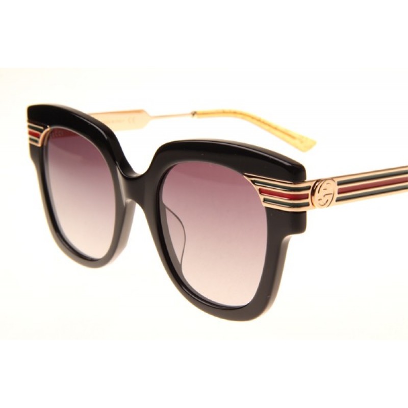 Gucci GG0281S Sunglasses In Black Yellow