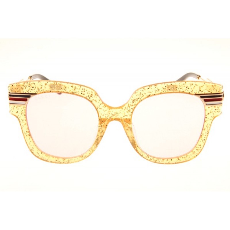 Gucci GG0281S Sunglasses In Yellow