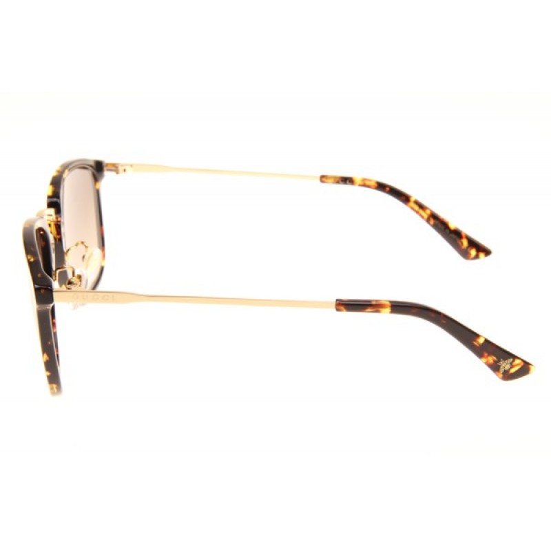 Gucci GG0323S Sunglasses In Dark Tortoise Gold