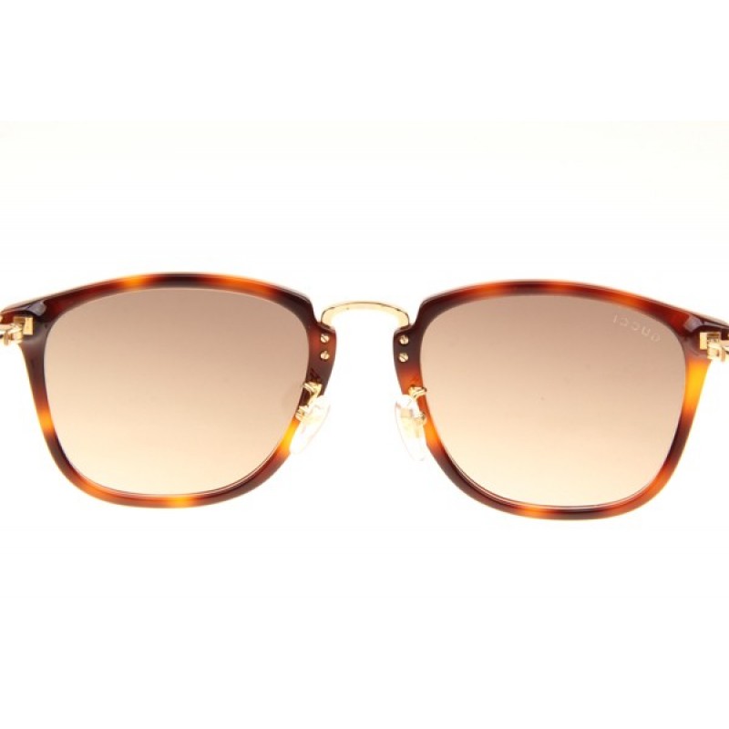 Gucci GG0323S Sunglasses In Tortoise Gold