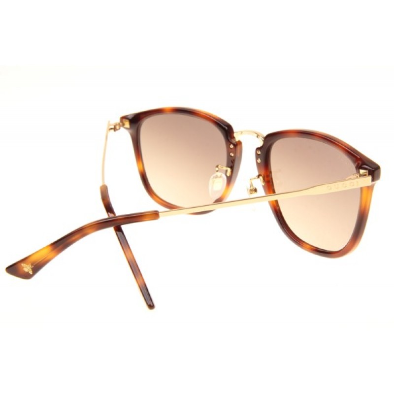 Gucci GG0323S Sunglasses In Tortoise Gold