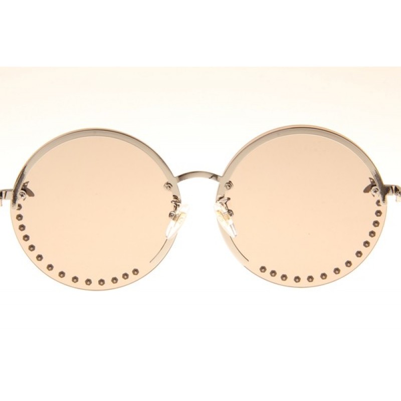 Gucci GG1072S Sunglasses In Silver Brown