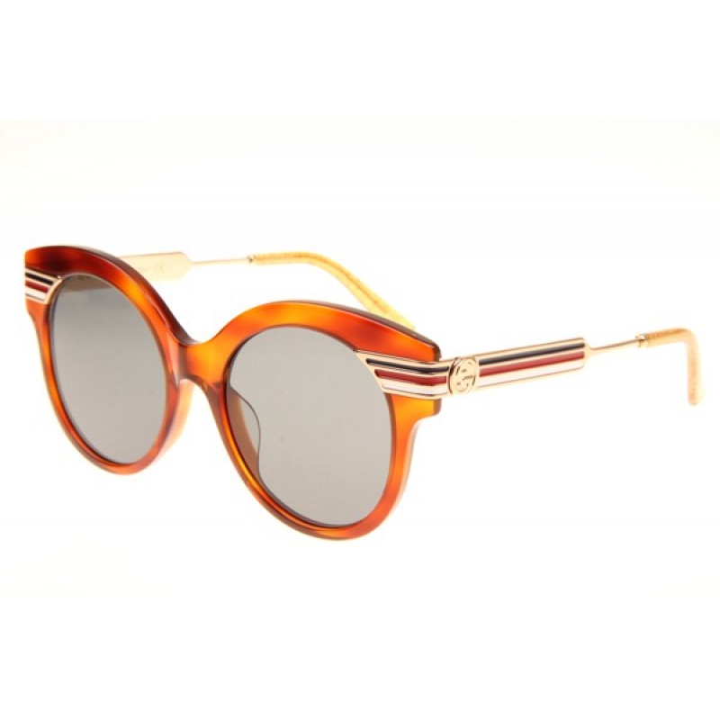 Gucci GG0282SA Sunglasses In Light Tortoise