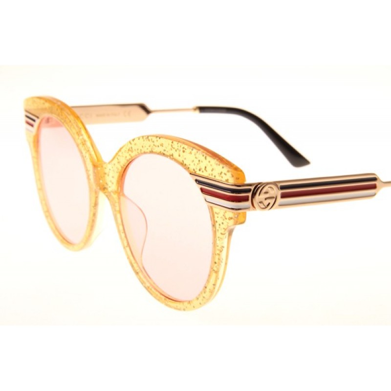 Gucci GG0282SA Sunglasses In Yellow