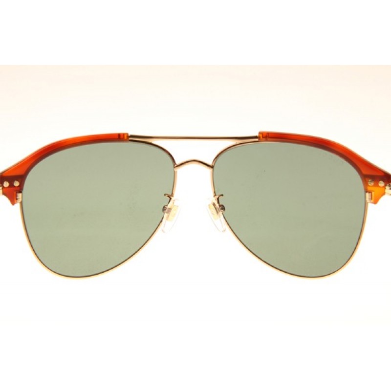 Gucci GG0288SA Sunglasses In Tortoise Green