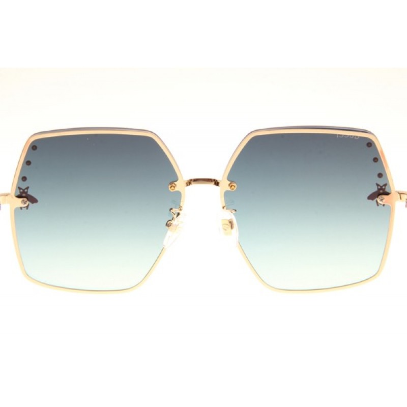 Gucci GG2212 Sunglasses In Gold Gradient Pink