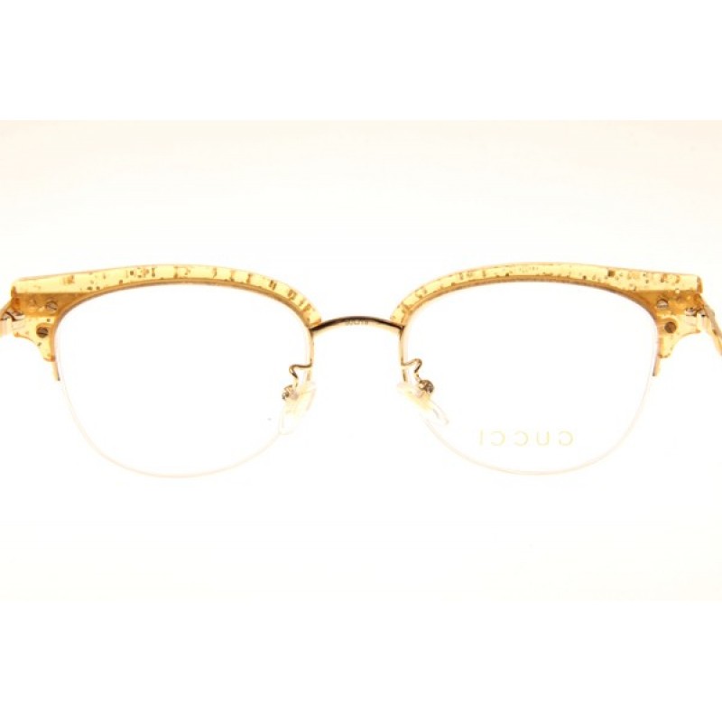 Gucci GG0201O Eyeglasses In Yellow