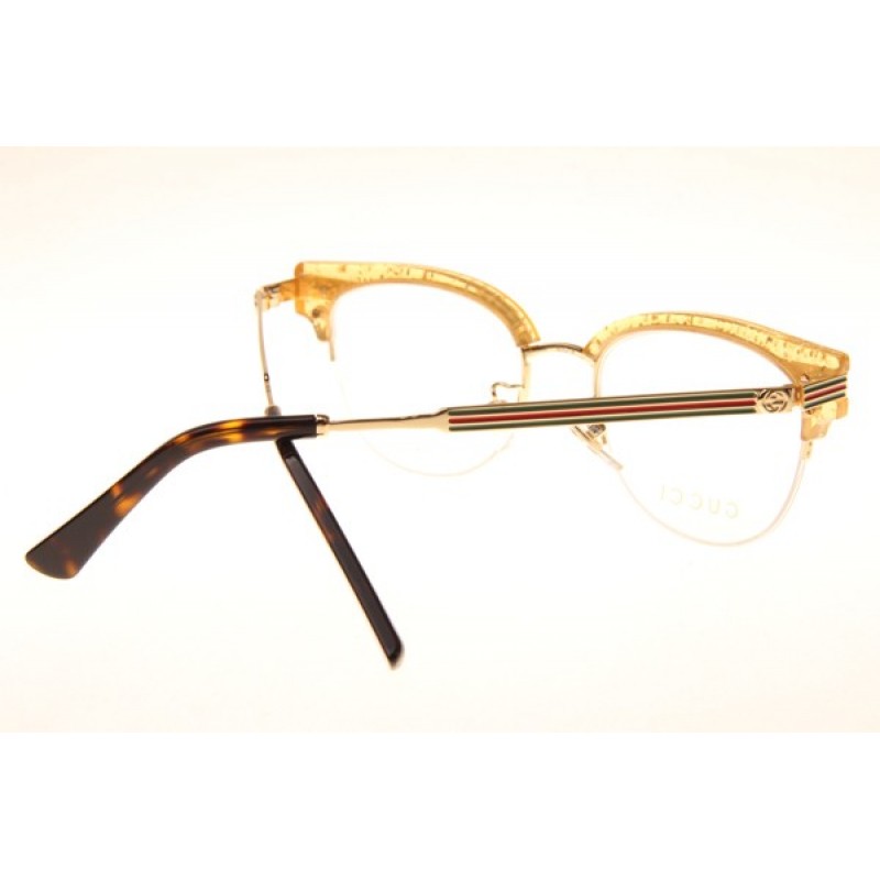 Gucci GG0201O Eyeglasses In Yellow