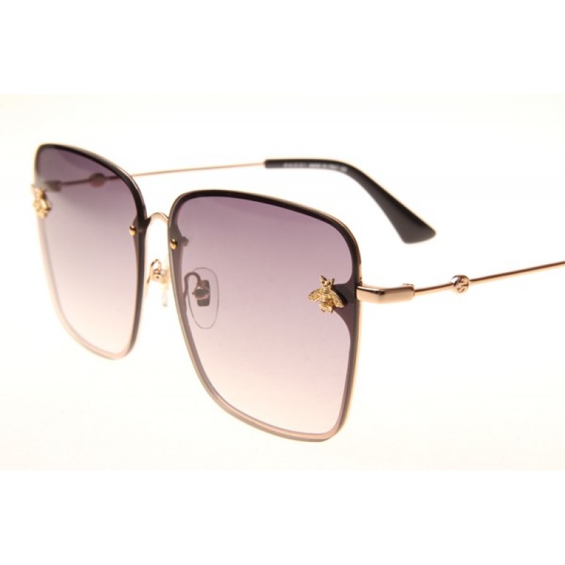 Gucci GG2200 Sunglasses In Gold Gradient Grey