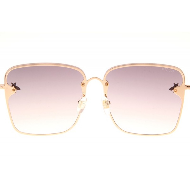 Gucci GG2200 Sunglasses In Gold Gradient Grey