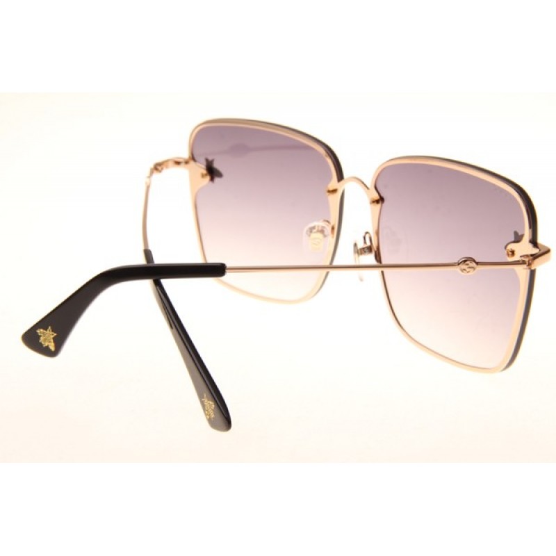 Gucci GG2200 Sunglasses In Gold Gradient Grey