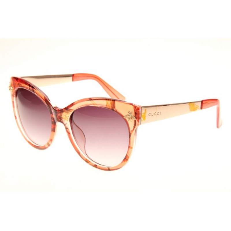Gucci GG0358S Sunglasses In Gold Brown Gradient Gr...
