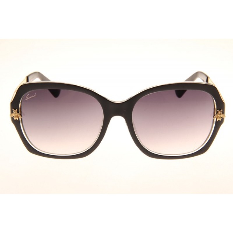 Gucci GG0359S Sunglasses In Black Gold Gradient Grey