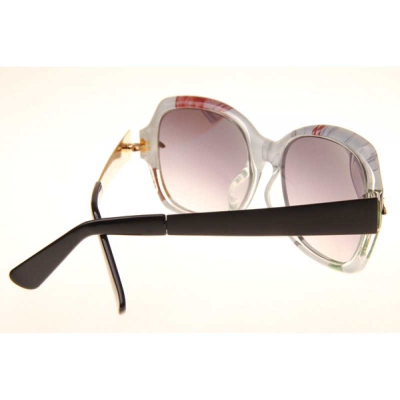 Gucci GG0359S Sunglasses In Black Gold Gradient Grey