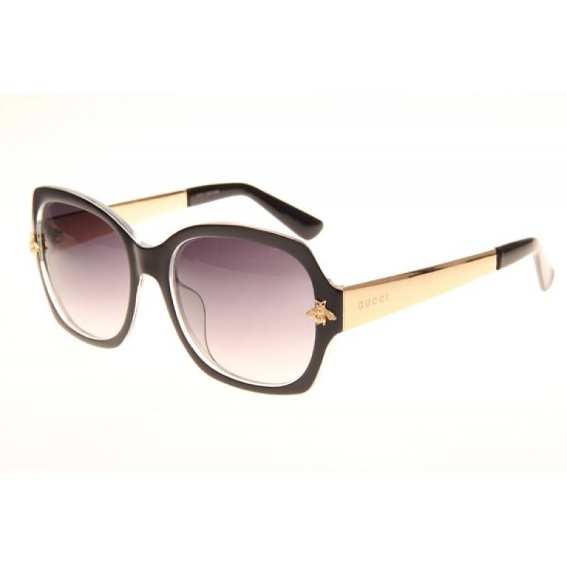 Gucci GG0359S Sunglasses In Gold Gradient Grey
