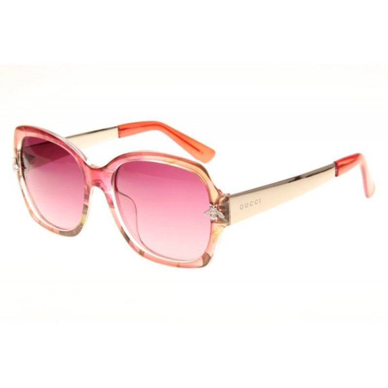 Gucci GG0359S Sunglasses In Gold Gradient Pink